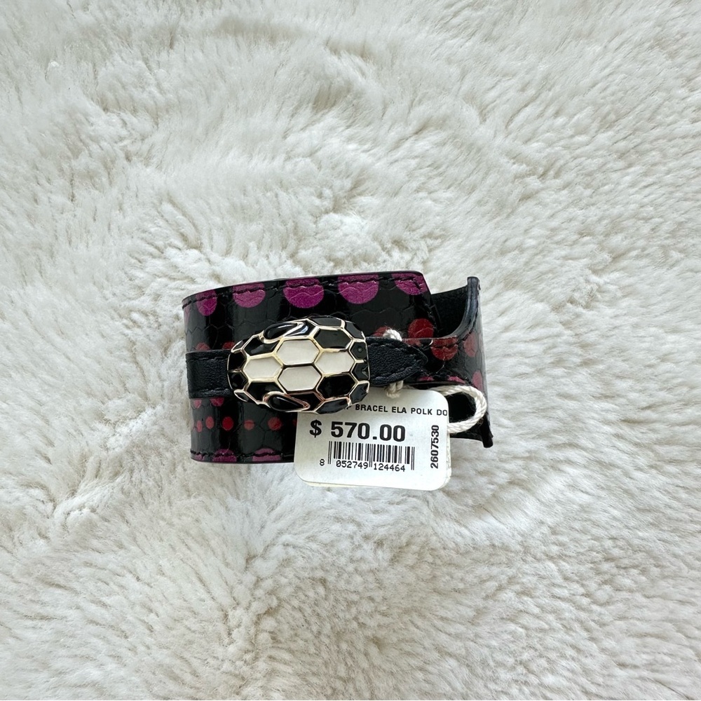 NWT!!! Bvlgari women leather bracelet  Retail 590$
